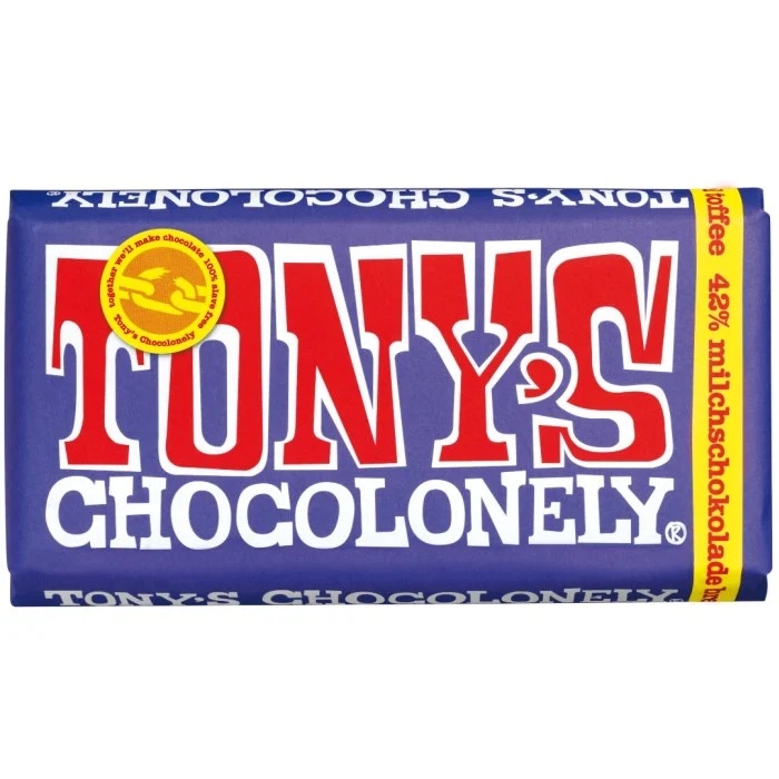 Tonys Chocolonely Dark Milk Chocolate Pretzel Toffee 180g