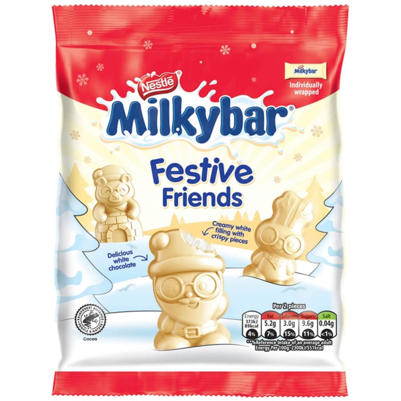 Läs mer om Milkybar Festive Friends 57g