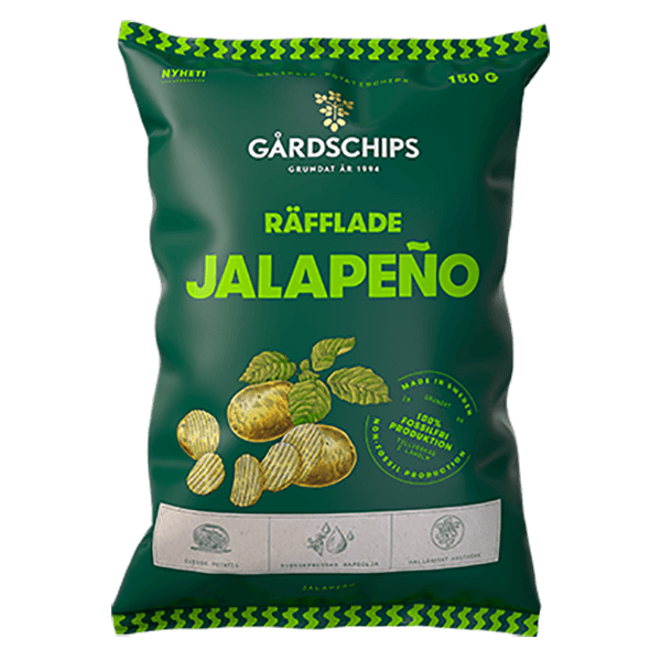 Läs mer om Gårdschips Jalapeno 150g