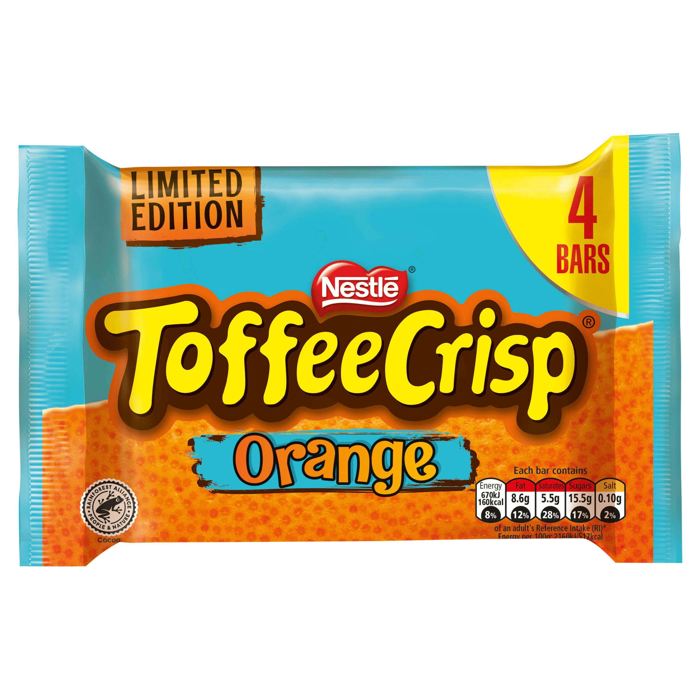 Läs mer om Nestle Toffee Crisp Orange 4-Pack 124g