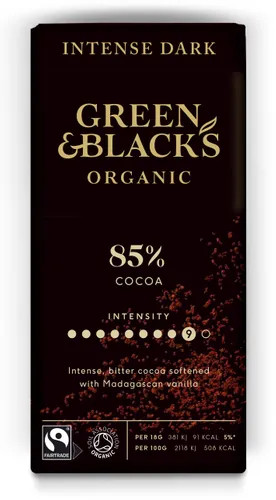 Green & Blacks Dark Chocolate 85% 90g
