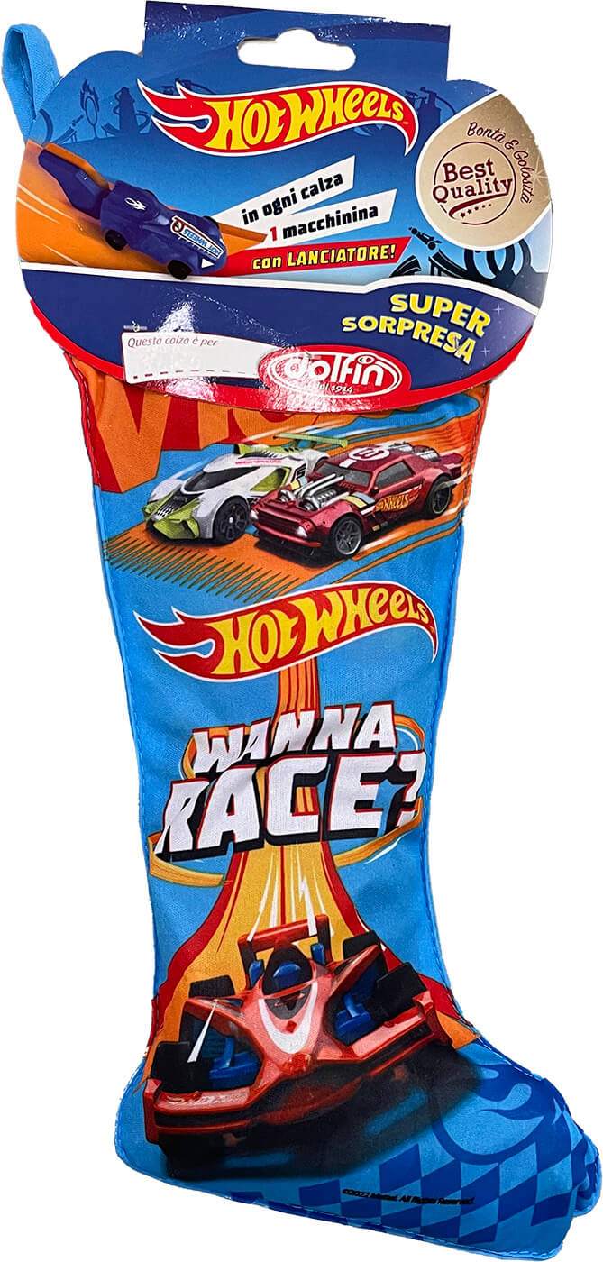 Julstrumpa Hot Wheels 160g