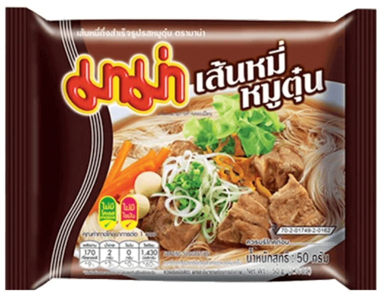 Mama Rice Vermicelli Pork Flavour 50g