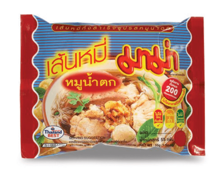 Läs mer om Mama Rice Noodles - Moo Nam Tok 55g