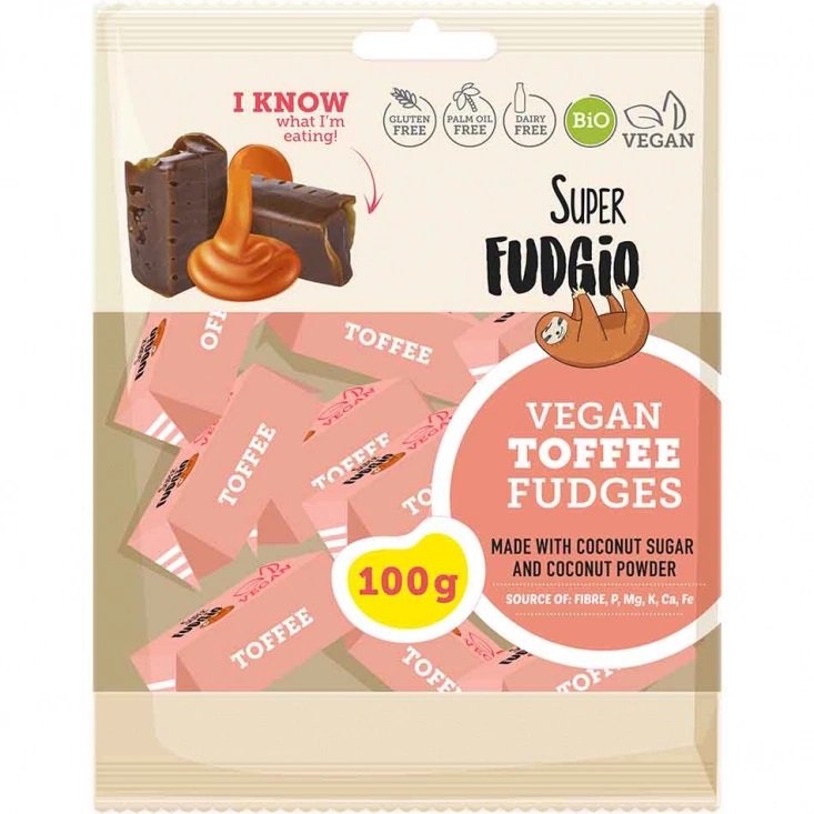 Läs mer om Super Fudgio Toffee Vegan 100g