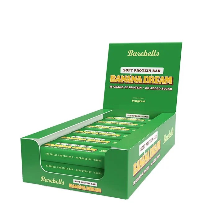 Läs mer om Barebells Soft Bar Banana Dream 55g x 12st