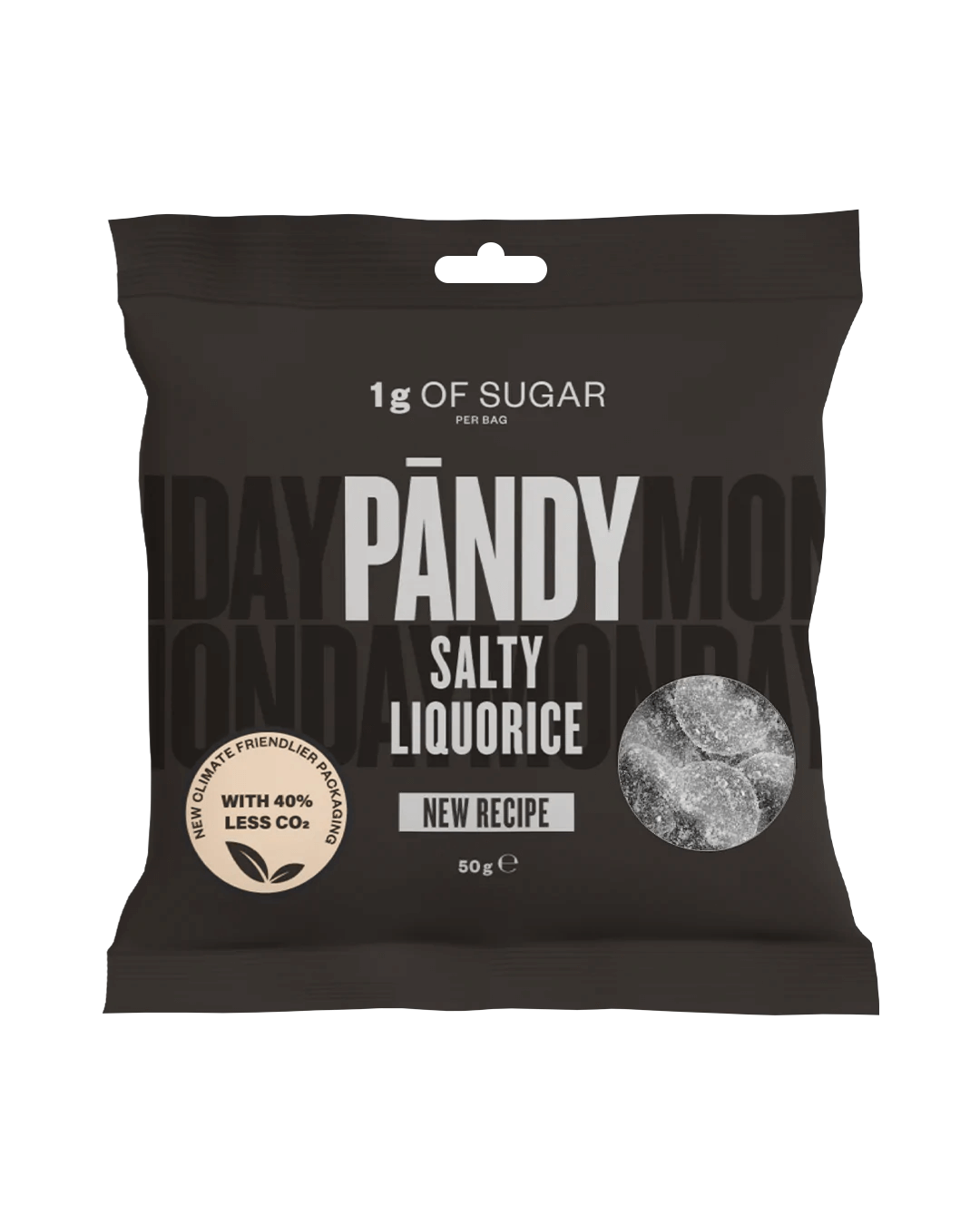 Läs mer om Pandy Candy Salty Liquorice 50g