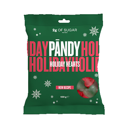 Läs mer om Pandy Candy Holiday Hearts 100g