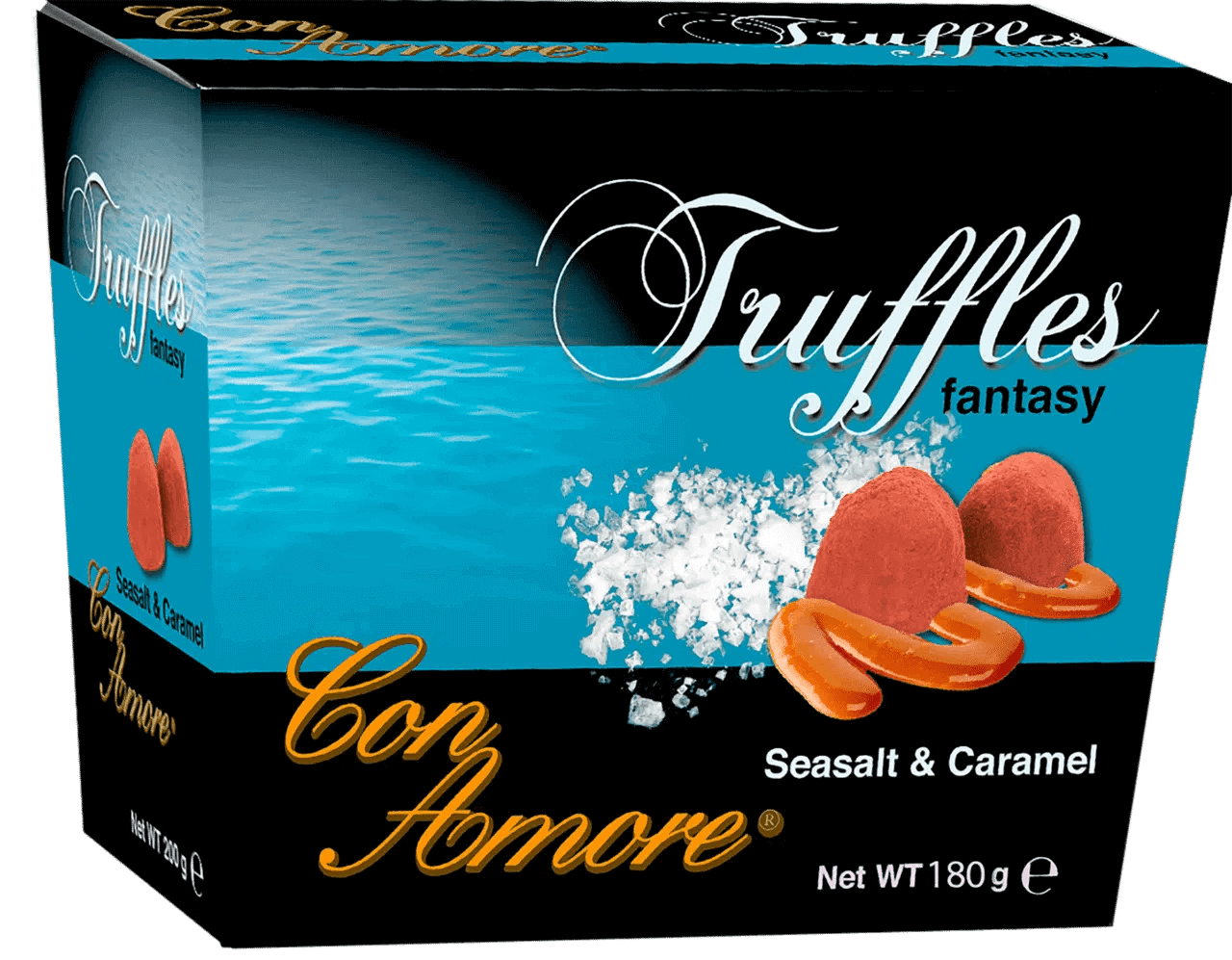 Läs mer om Con Amore Truffles Seasalt & Caramel 180g