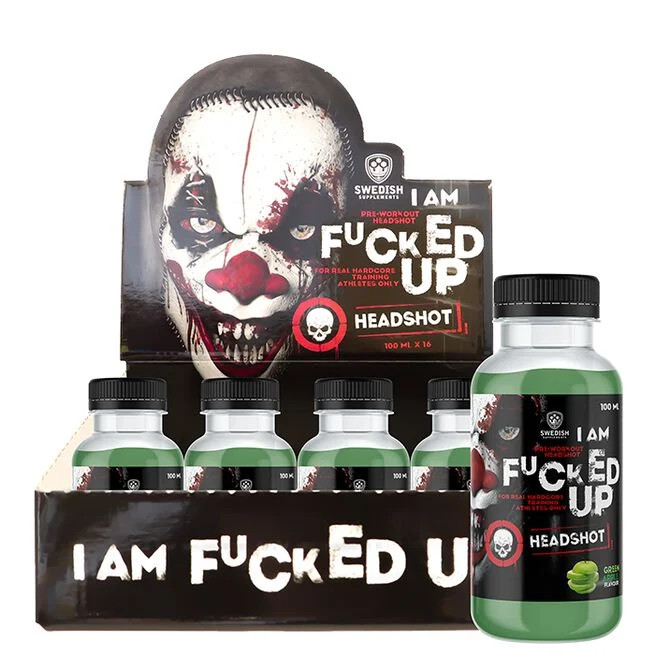 Läs mer om F-ucked Up PWO Shot - Green Apple 100ml