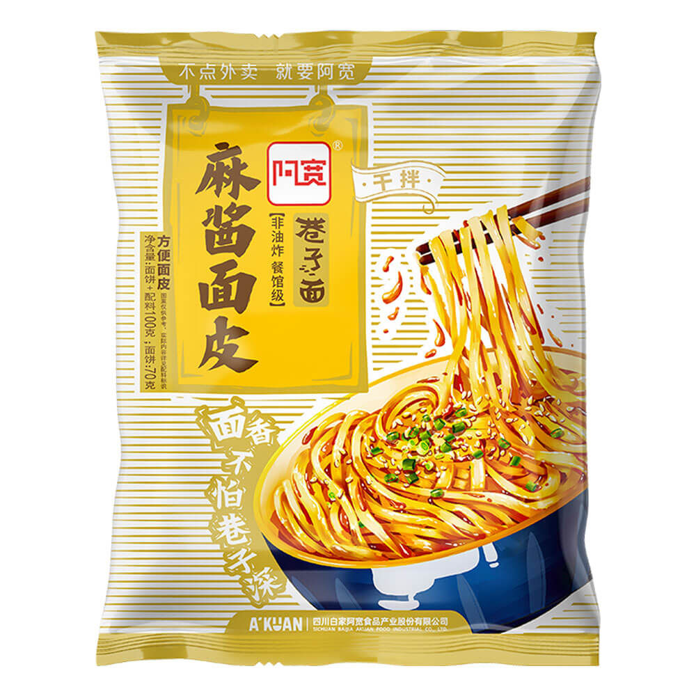 Baijia Sichuan Instant Noodles Sesame 100g