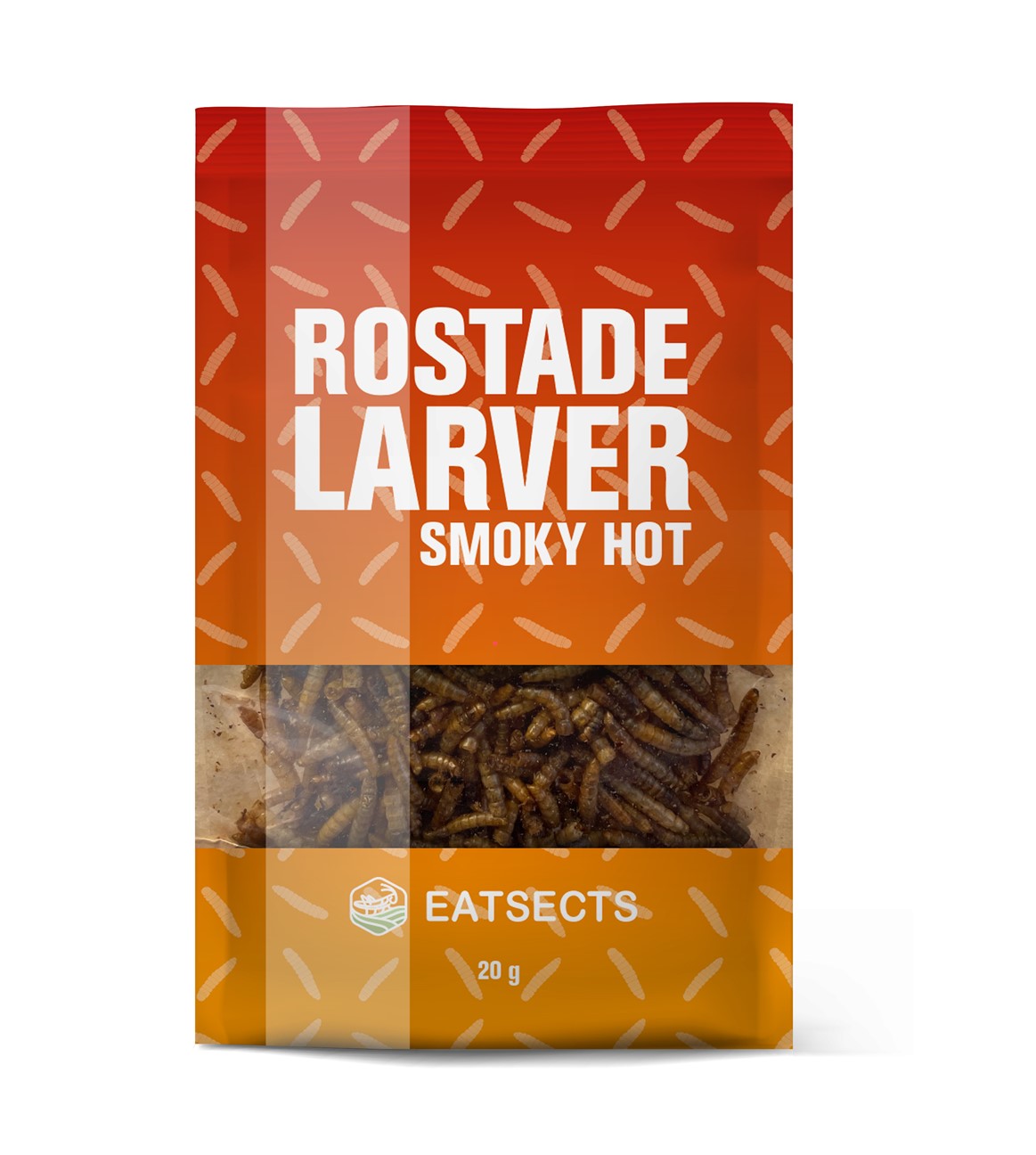 Läs mer om Eatsects Rostade Larver - Smokey Hot 20g