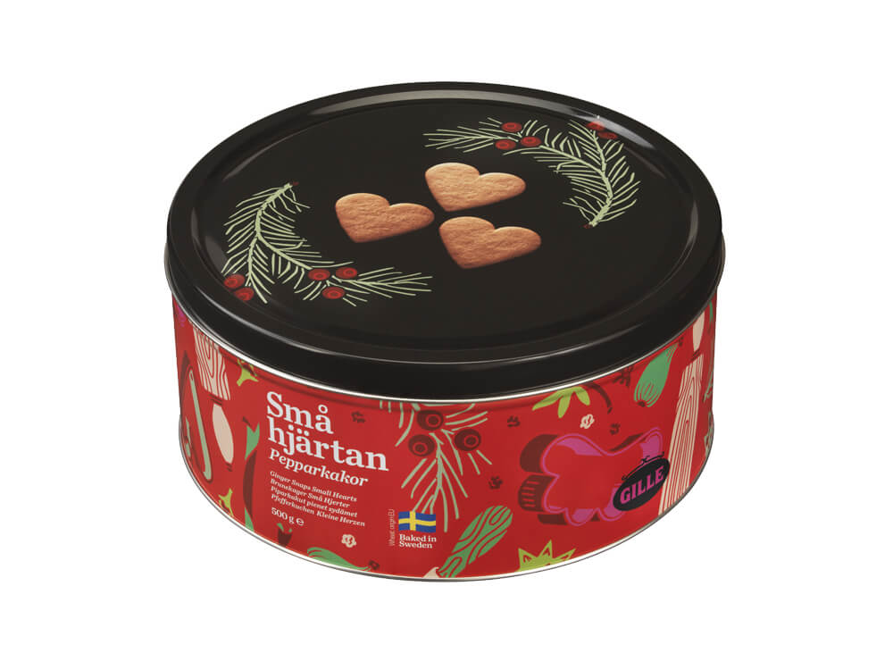 Gille Pepparkakor Små Hjärtan