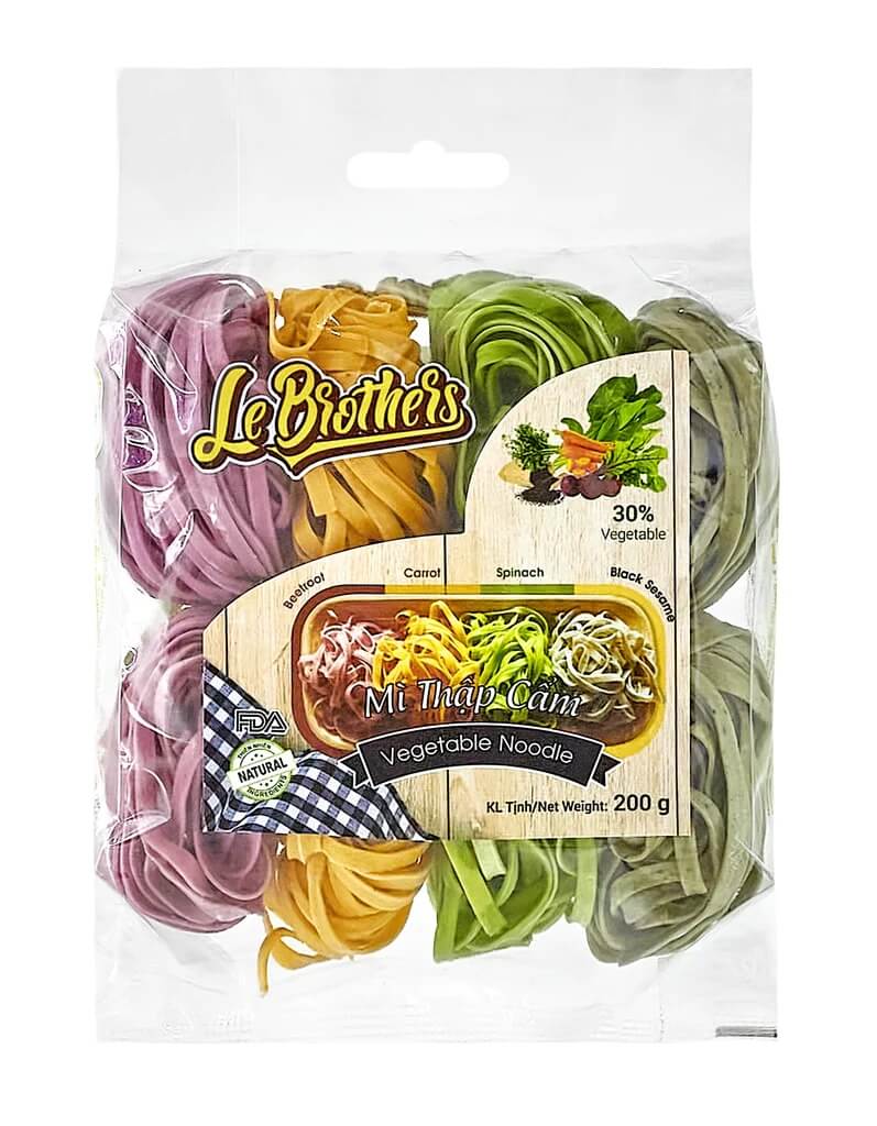 Läs mer om Le Brother Vegetable Noodle 200g