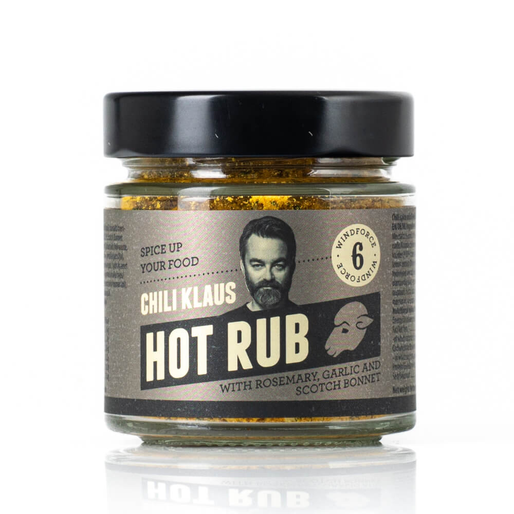 Chili Klaus Hot Rub - Rosemary, Garlic & Scotch Bonnet 80g