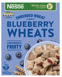 Läs mer om Nestle Shredded Wheat Fruity Bites Blueberry 450g