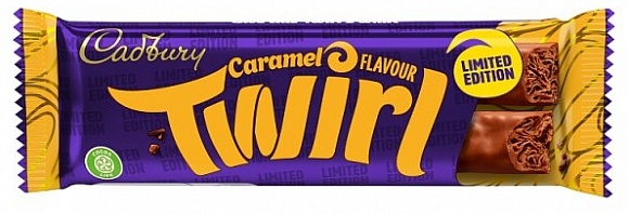 Läs mer om Cadbury Twirl Caramel 43g