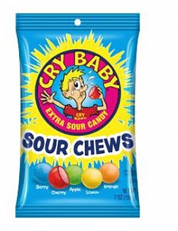 Cry Baby Sour Chews 198g