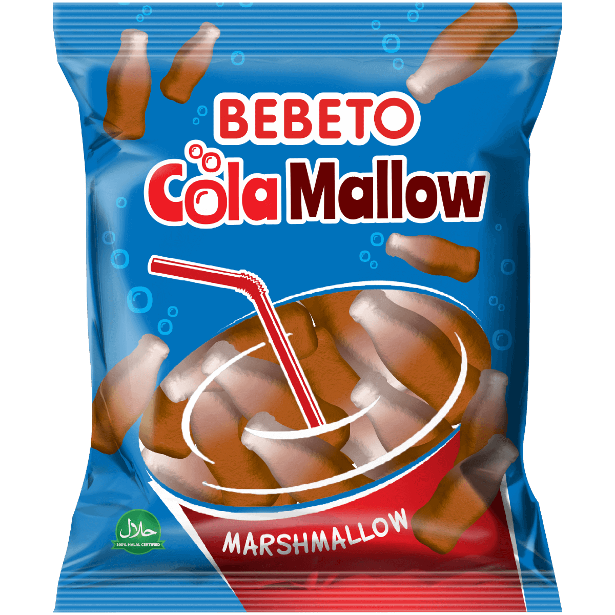 Läs mer om Bebeto Cola Marshmallow 60g