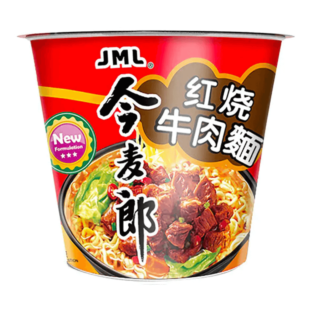 Läs mer om JML Instant Noodles Stew Beef Bowl 104g