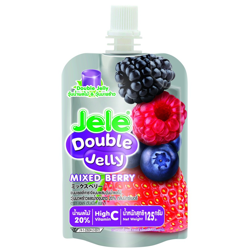 Jele Double - Jelly Drink Mixed Berry 125g
