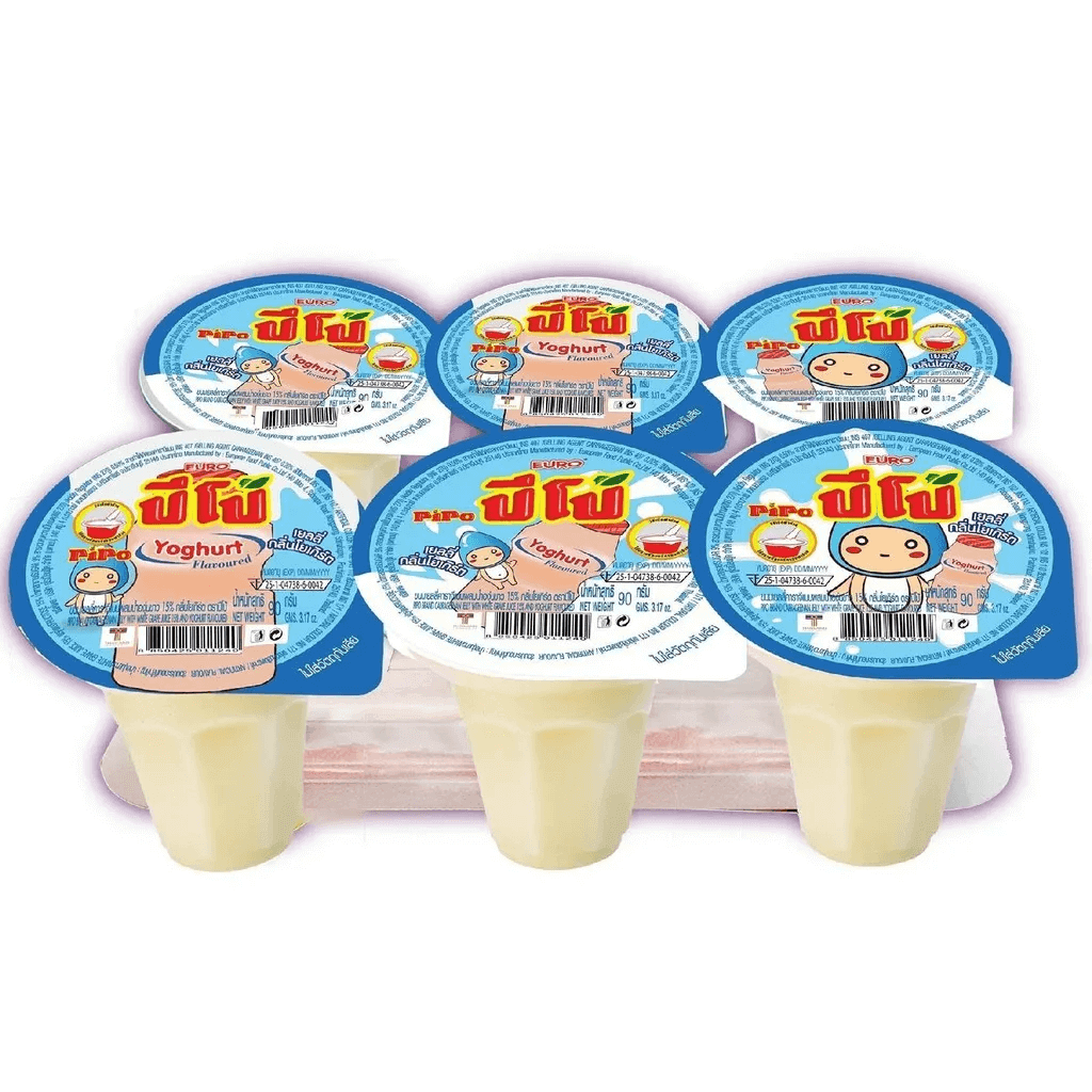 Läs mer om Pipo Jelly Cup Yoghurt 6-pack 540g