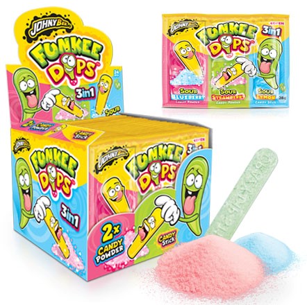 Läs mer om Johny Bee Funkee Dips 3in1 28g