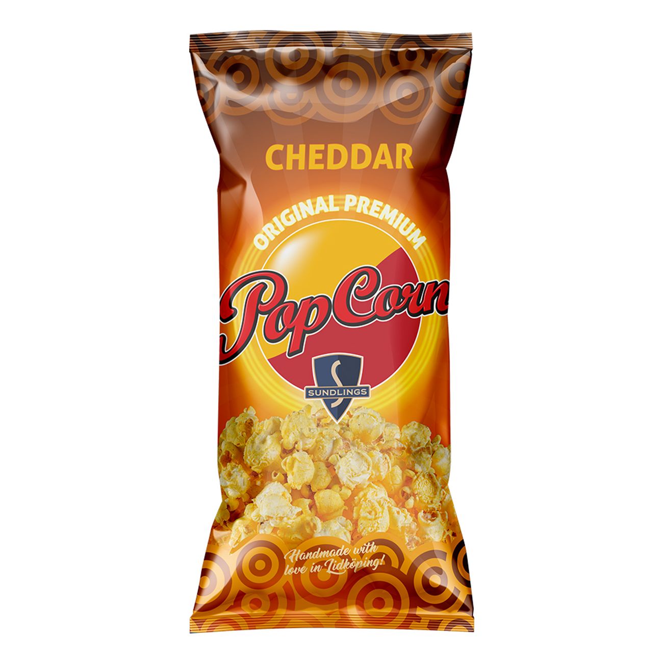Läs mer om Sundlings Popcorn Cheddar 100g