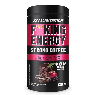 Läs mer om Fitking Energy Strong Coffee - Chocolate Cherry 130g