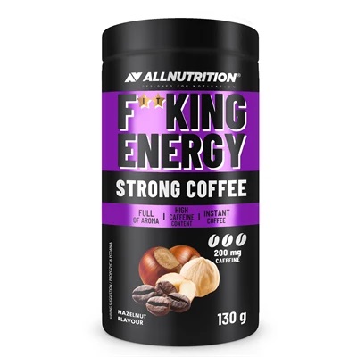 Läs mer om Fitking Energy Strong Coffee - Hazelnut 130g