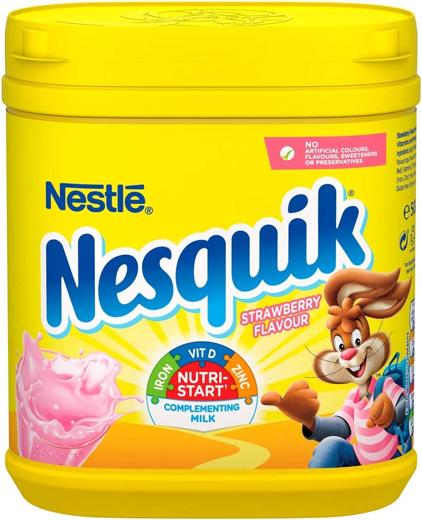 Läs mer om Nesquik Jordgubb 500g