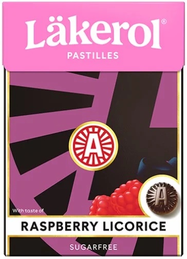 Läs mer om Läkerol Raspberry Licorice 75g