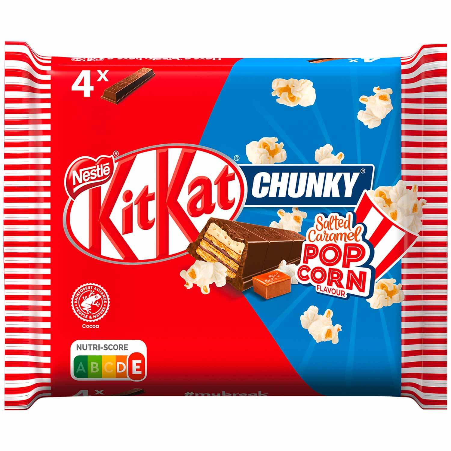 Läs mer om Kitkat Chunky Salted Caramel Popcorn 136g