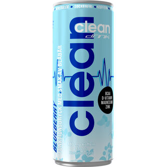 Läs mer om Clean Drink - Blueberry 33cl