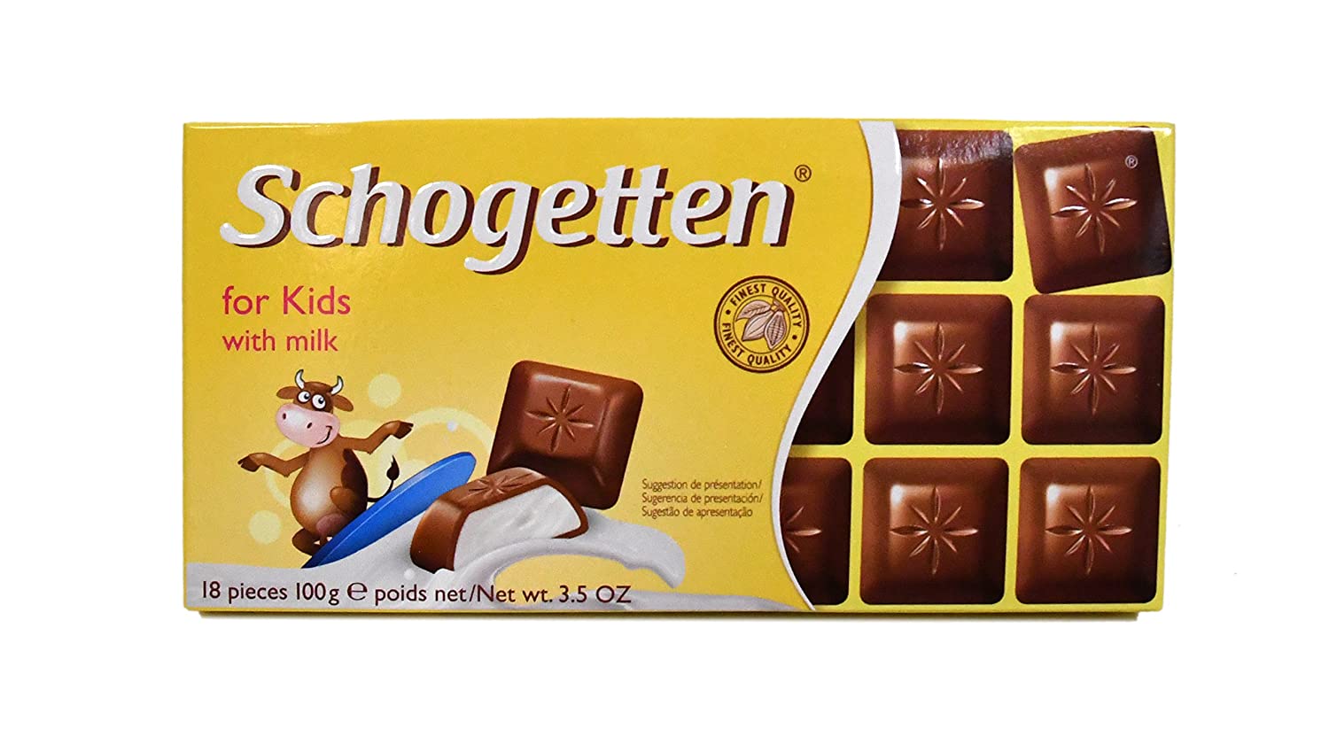 Läs mer om Schogetten For Kids with Milk Chocolate 100g