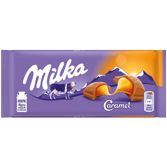 Läs mer om Milka Caramel Filled 100g