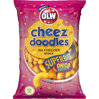 Läs mer om OLW Cheez Doodles Superbig Onion Fusion 200g