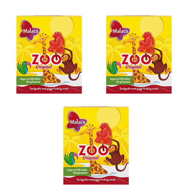 Läs mer om Malaco Zoo Tablettask 20g x 3st