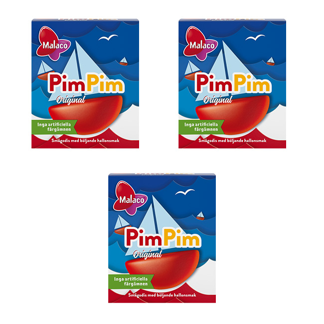 Läs mer om Malaco Pim Pim Tablettask 20g x 3st