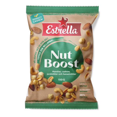 Läs mer om Estrella Nut Boost Grön 150g