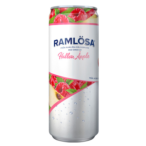 Läs mer om Ramlösa Hallon Äpple 33cl