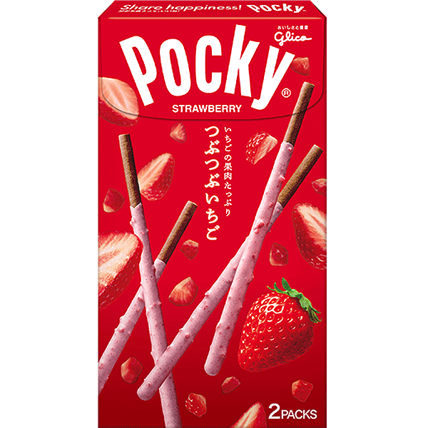 Läs mer om Pocky Chocolate Tubutubu Strawberry 55g