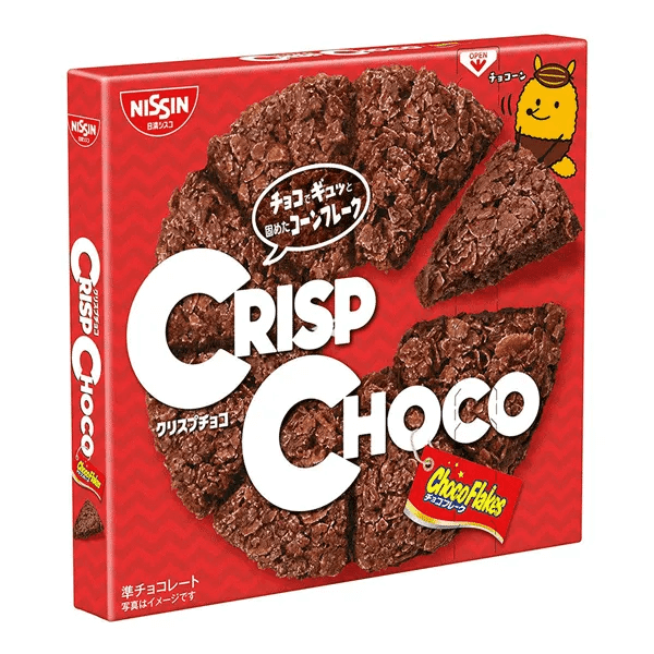 Läs mer om Nissin Crisp Cake Choco Flakes 72g