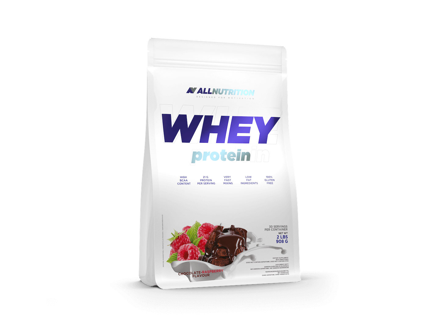 Allnutrition Whey Protein - Chocolate Raspberry 908g