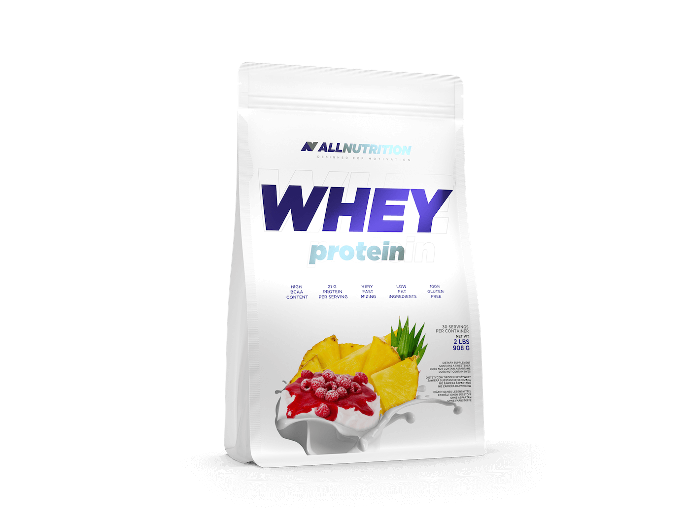 Allnutrition Whey Protein - Pineapple Raspberry 908g