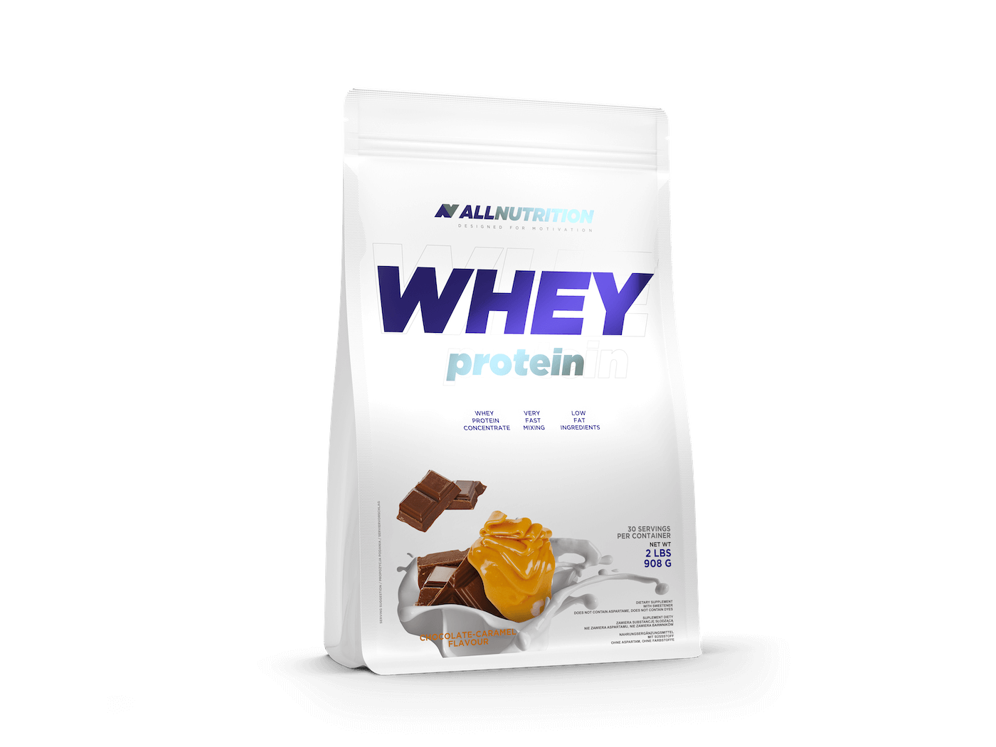 Allnutrition Whey Protein - Chocolate Caramel 908g