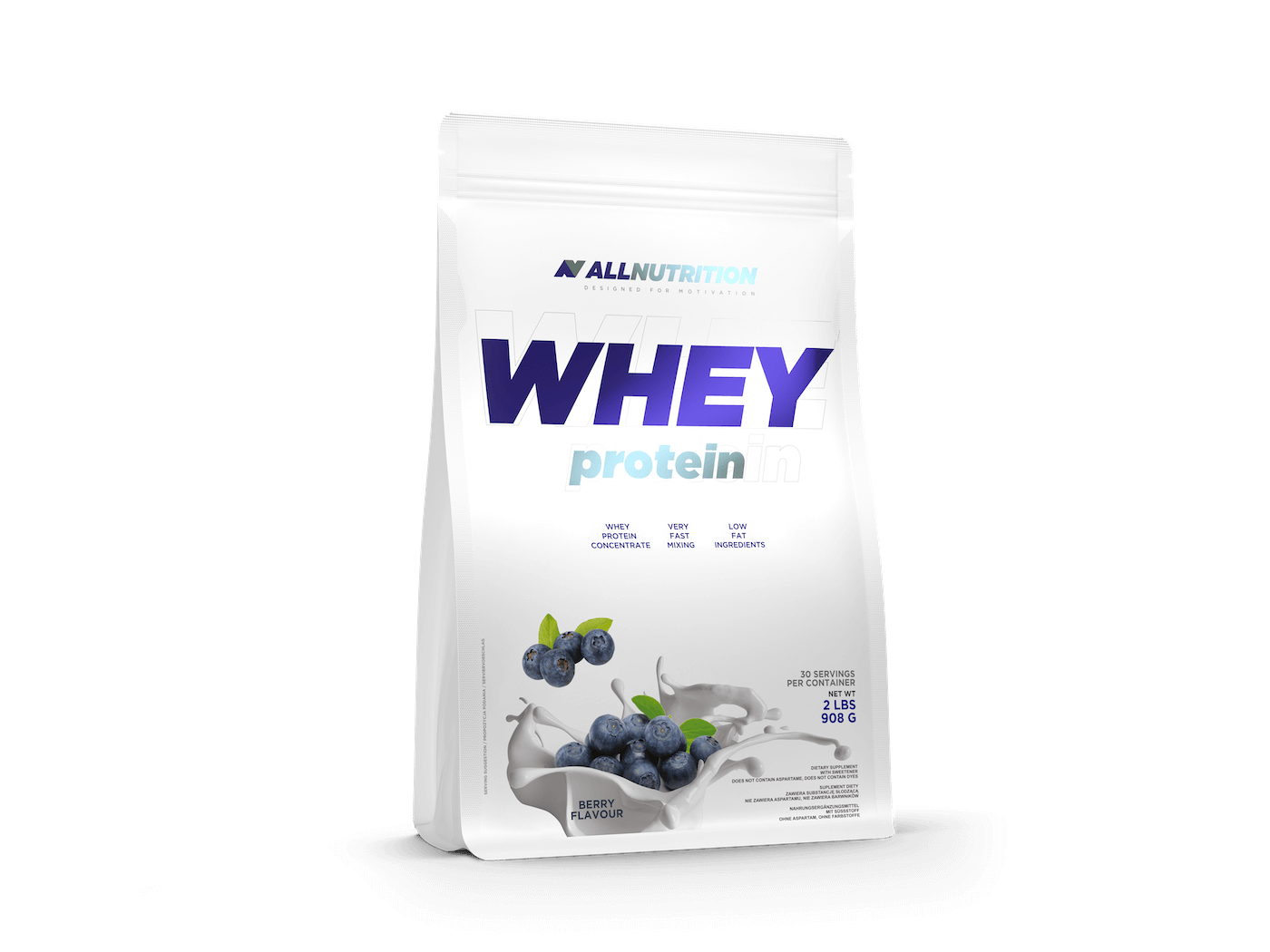 Allnutrition Whey Protein - Blueberry 908g