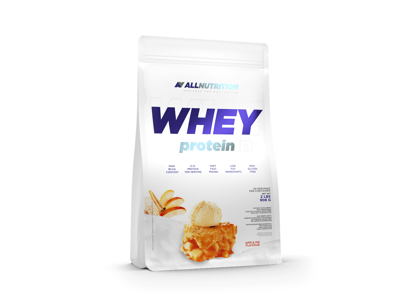 Allnutrition Whey Protein - Apple Pie 908g