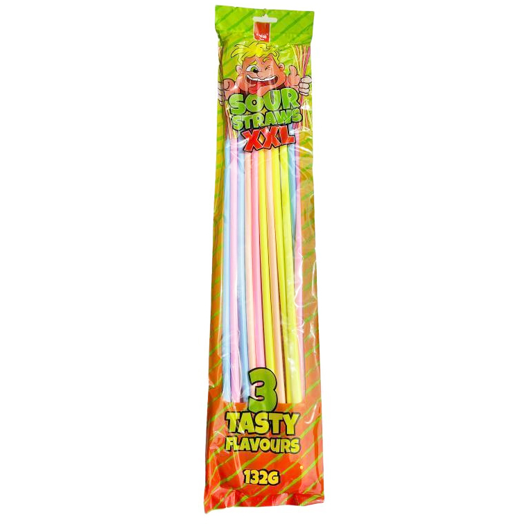 Läs mer om Funlab Sour Straws XXL 132g