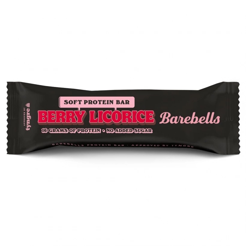 Läs mer om Barebells Soft Bar Berry Licorice 55g